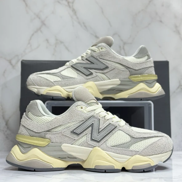 New Balance 9060  Grey  Cream - Resim 2