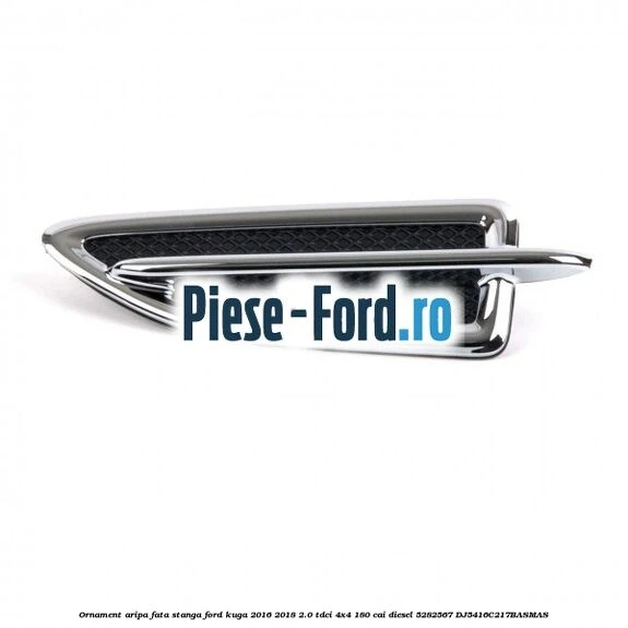 Ford Kuga (2016 Yılında Çıkan Kasa) Ön Çamurluk Bandı Sol (Oem No: Dj5416C217Basmas) ürün görseli 1
