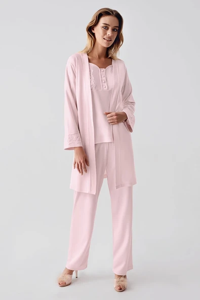 Freshness 321 Kadın Sabahlıklı Pijama Takımı ürün görseli 1