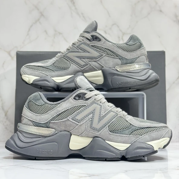 New Balance 9060 Grey  Silver - Resim 2