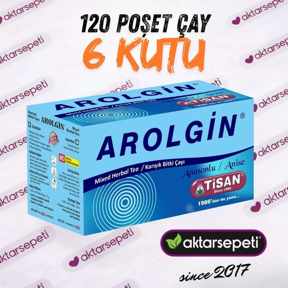 Arolgin Anasonlu Akşam Çayı 120 Poşet Çay ürün görseli 1