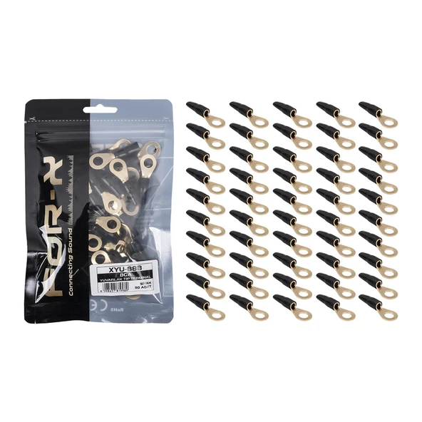 FOR-X XYU-88B 8GA YUVARLAK TİP KABLO YÜKSÜĞÜ 50 Lİ PAKET (AKS-66) ürün görseli 1