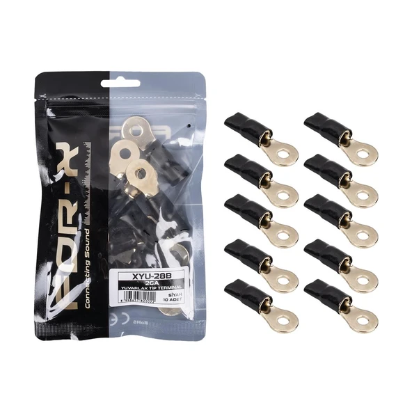 FOR-X XYU-28B 2GA YUVARLAK TİP KABLO YÜKSÜĞÜ 10 LU PAKET (AKS-63) ürün görseli 1