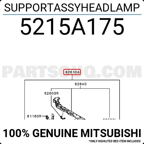 Mitsubishi Pajero Ön Panel 2007  (Oem No:  5215A252) ürün görseli 1