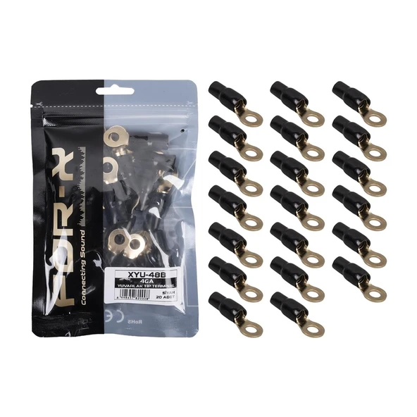 FOR-X XYU-48B 4GA YUVARLAK TİP KABLO YÜKSÜĞÜ 20 Lİ PAKET (AKS-65) ürün görseli 1