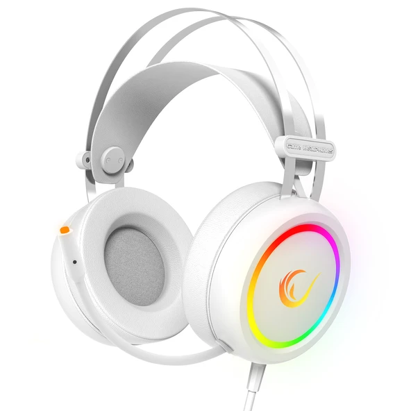 Rampage STORMY Beyaz USB 7.1 Surround Oyuncu Kulaklık+Mic ürün görseli 1