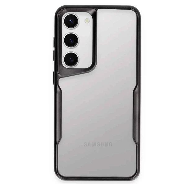 Samsung Galaxy S23 Uyumlu Kılıf Boyi Silikon Kapak - Siyah ürün görseli 1