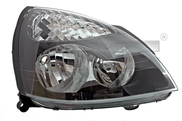 Renault Clio 2001-2005 Ön Far Elektrikli Siyah Sol (Oem No: 7701054058) ürün görseli 1