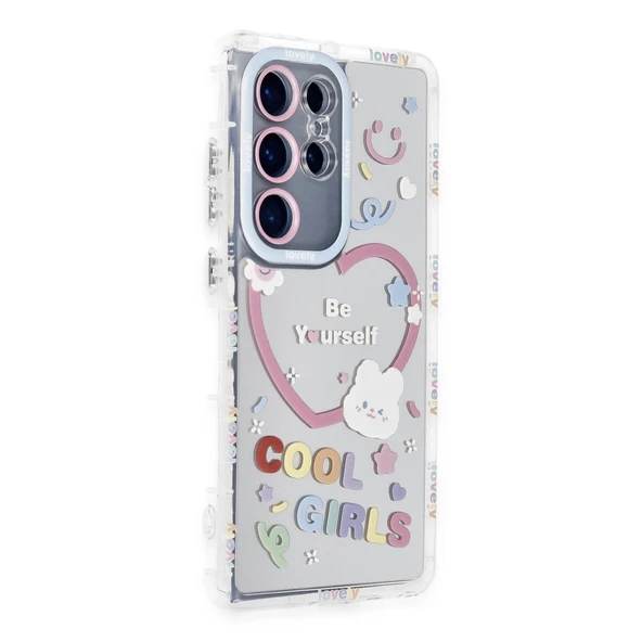 Samsung Galaxy S23 Ultra Uyumlu Kılıf Reflexion Desenli Kapak - Desen 1 ürün görseli 1
