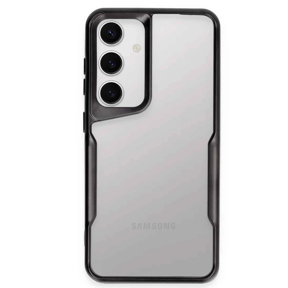 Samsung Galaxy S24 Uyumlu Kılıf Boyi Silikon Kapak - Siyah ürün görseli 1