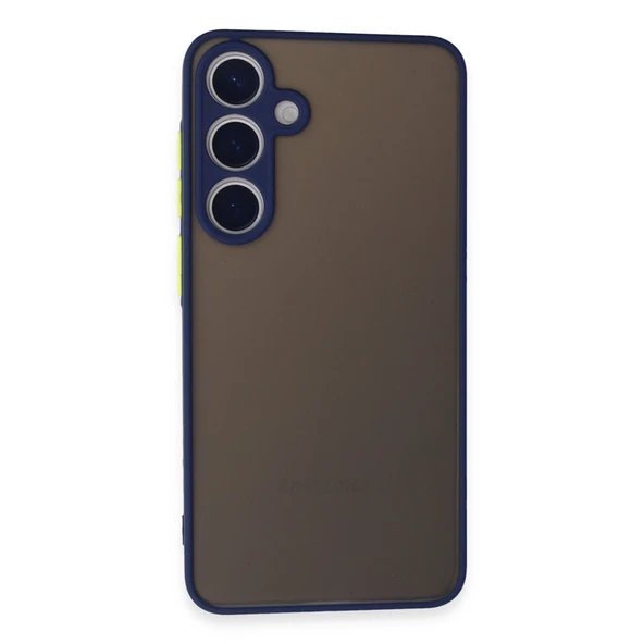 Samsung Galaxy S24 Uyumlu Kılıf Montreal Silikon Kapak - Lacivert ürün görseli 1