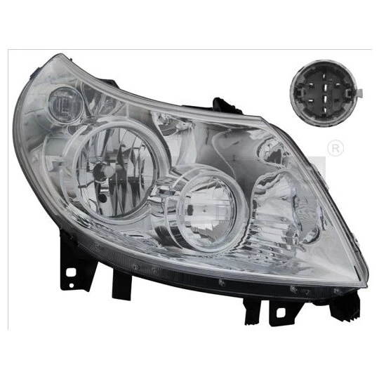 Fiat Ducato 2007-2011 Ön Far Elektrikli Motorlu 8 Pin Li Sağ (Oem No: 1369495080) ürün görseli 1