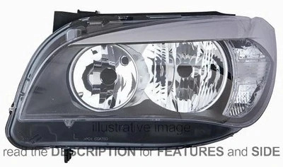 Bmw Ön Far Elektrikli Motorlu Nikelaj Sol 2012-2015 (Oem No: 63117290233) ürün görseli 1