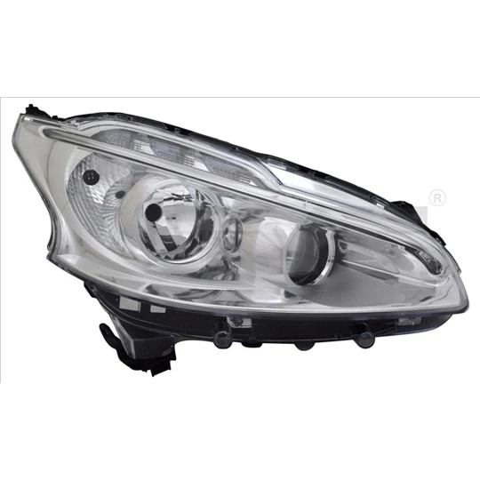 Peugeot 208 - 2012-2015 Ön Far Elektrikli Ledli Gündüz Farlı Sağ (Oem No: 1609697280) ürün görseli 1