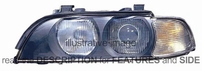 Bmw 5 Serisi 1998-2000 Ön Far Beyaz Sol (Oem No: 63128375299) ürün görseli 1