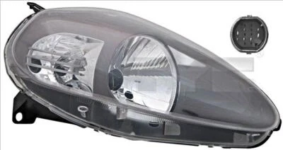 Fiat Punto 2006-2008 Grande Ön Far Elektrikli Motorlu Gri 14 Pin Sağ (Oem No: 51833189) ürün görseli 1
