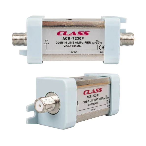 CLASS ACR-7230F 20DB 450-2150 MHZ LNB HAT KUVVETLENDİRİCİ IN-LINE AMPLIFER (D-18) ürün görseli 1
