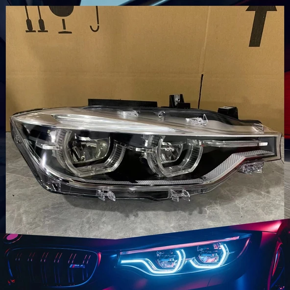 Bmw 3 Serisi (2015 Yılında Çıkan Kasa) Ön Far Elektrikli Motorlu Ledli Sağ (Oem No: 63117419634) ürün görseli 1