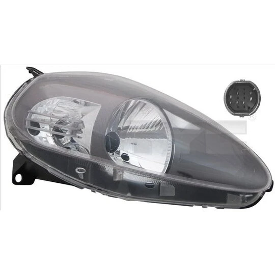 Fiat Punto 2006-2008 Grande Ön Far Elektrikli Motorlu Gri 14 Pin Sol (Oem No: 51833191) ürün görseli 1