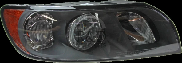 Volvo S40 Ön Far Elektrikli Motorlu Sıyah Sağ 2004- (Oem No:  30698876) ürün görseli 1