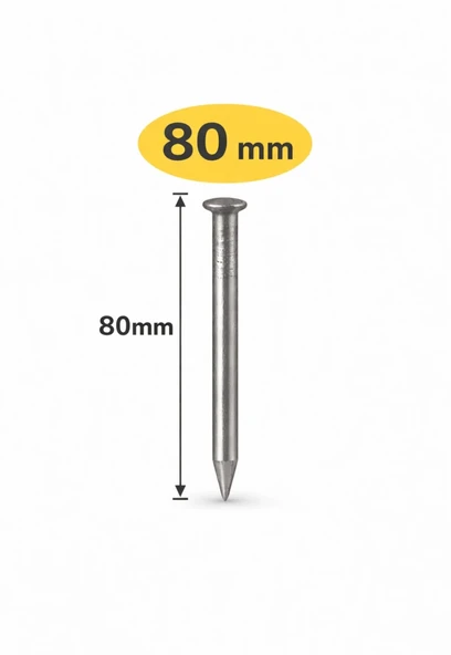 akatsuki Çelik Çivi 80 mm 1 Kg ürün görseli 1