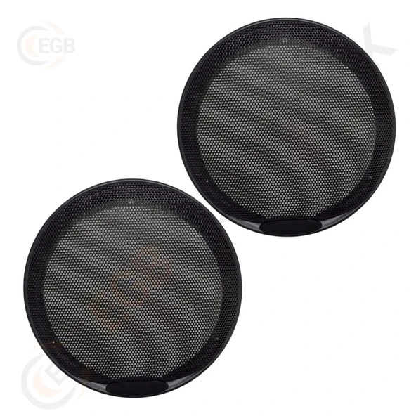 Hoparlör Kapağı 16cm Siyah Metal Izgaralı 2 Adet ürün görseli 1