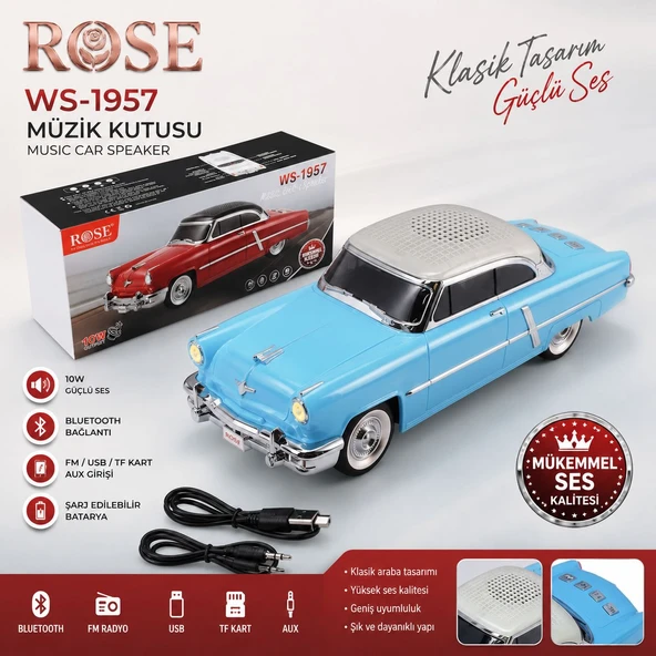 ROSE WS-1957 MÜZİK KUTUSU ürün görseli 1