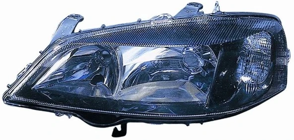 Opel Astra G 1998-2004 Ön Far Elektrikli Siyah Sol (Oem No: 93175723) ürün görseli 1