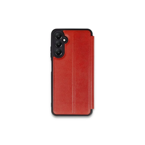 Samsung Galaxy S24 Fe Uyumlu Kılıf Flip Cover - Kırmızı ürün görseli 1
