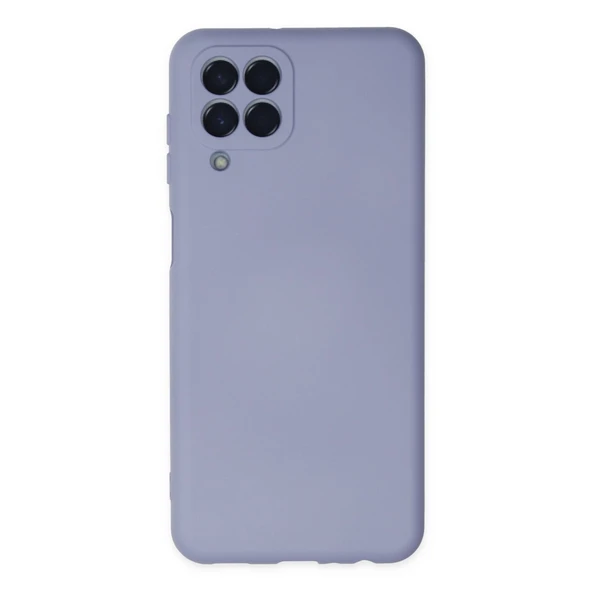 Samsung Galaxy M33 Uyumlu Kılıf Nano İçi Kadife Silikon - Lila ürün görseli 1