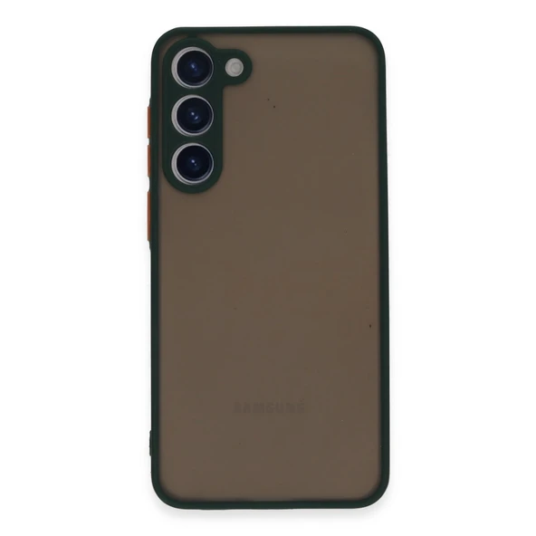 Samsung Galaxy S23 Plus Uyumlu Kılıf Montreal Silikon Kapak - Yeşil ürün görseli 1