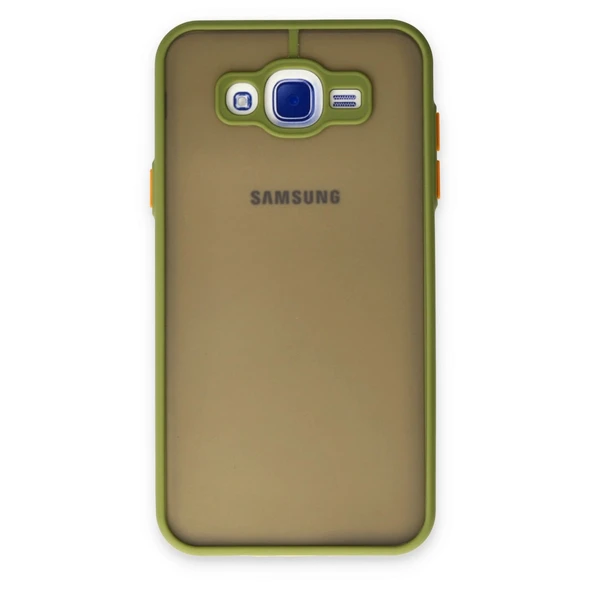 Samsung Galaxy J7 Uyumlu Kılıf Montreal Silikon Kapak - Açık Yeşil ürün görseli 1
