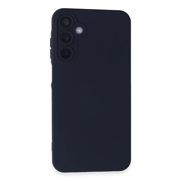 Samsung Galaxy A25 5g Uyumlu Kılıf Nano İçi Kadife Silikon - Lacivert ürün görseli 1