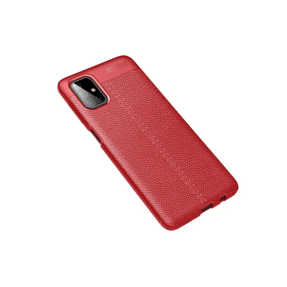 Samsung Galaxy M51 Uyumlu Kılıf Auto Focus Kapak - Kırmızı ürün görseli 1