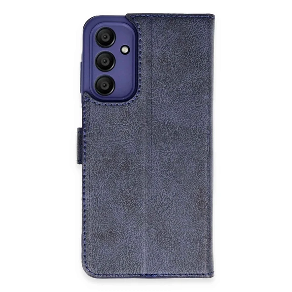 Samsung Galaxy M15 Uyumlu Kılıf Trend S Plus Kapaklı Kılıf - Lacivert ürün görseli 1