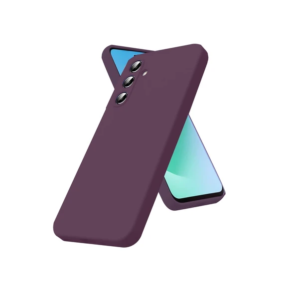 Samsung Galaxy S25 Fe Uyumlu First Silikon - Mürdüm ürün görseli 1