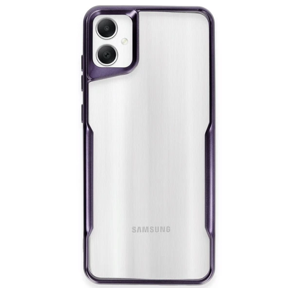 Samsung Galaxy A05 Uyumlu Kılıf Boyi Silikon Kapak - Derin Mor ürün görseli 1