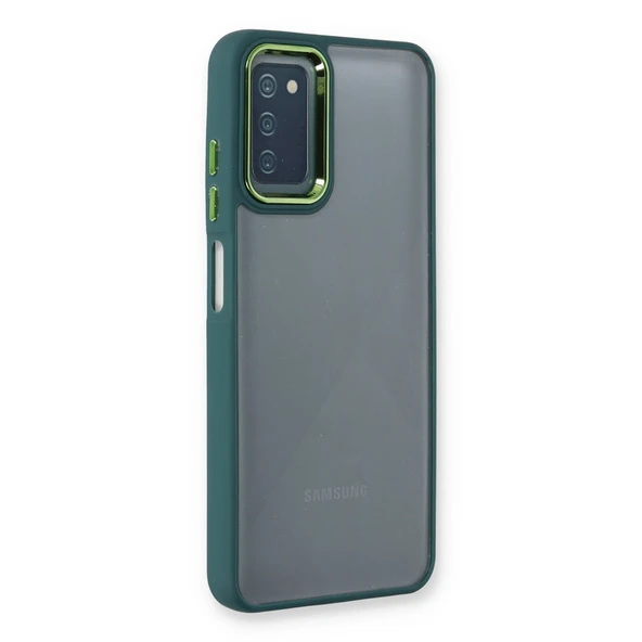 Samsung Galaxy A03s Uyumlu Kılıf Dora Kapak - Haki Yeşil ürün görseli 1