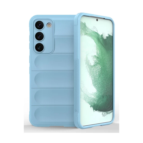 Samsung Galaxy S23 Plus Uyumlu Kılıf Optimum Silikon - Sky Blue ürün görseli 1