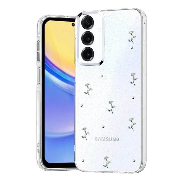 Samsung Galaxy S24 Fe Uyumlu Fiyonk Desenli Kapak - Desen 4 ürün görseli 1