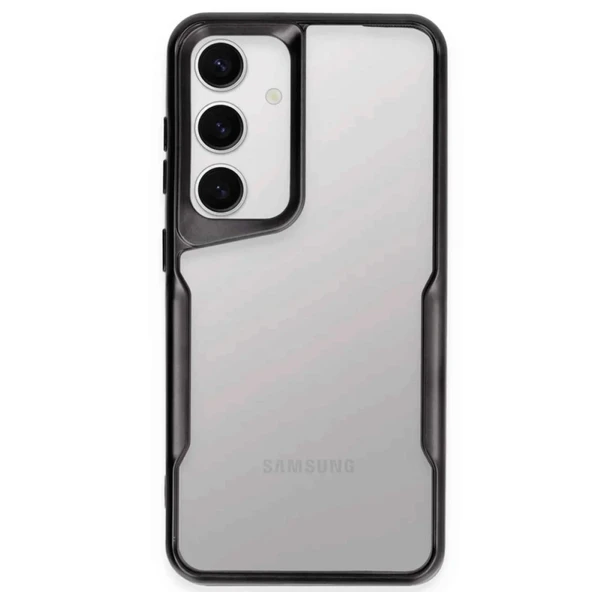 Samsung Galaxy S25 Uyumlu Kılıf Boyi Silikon Kapak - Siyah ürün görseli 1