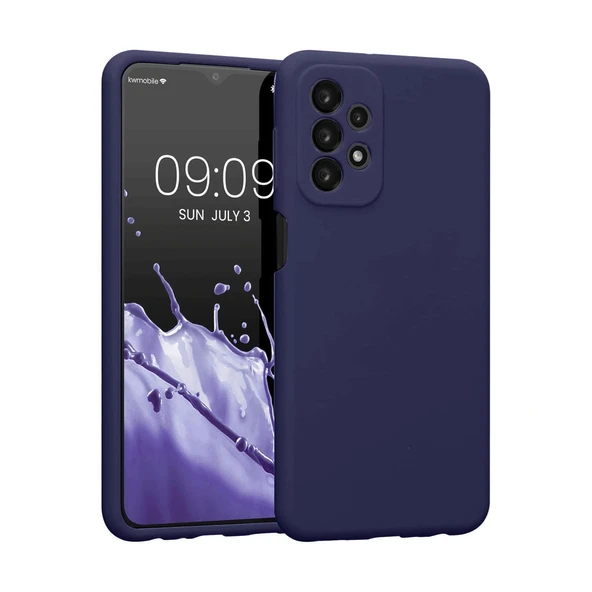Samsung Galaxy A23 4g Uyumlu Kılıf First Silikon - Lacivert ürün görseli 1