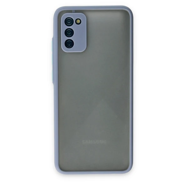 Samsung Galaxy A02s Uyumlu Kılıf Montreal Silikon Kapak - Gri ürün görseli 1