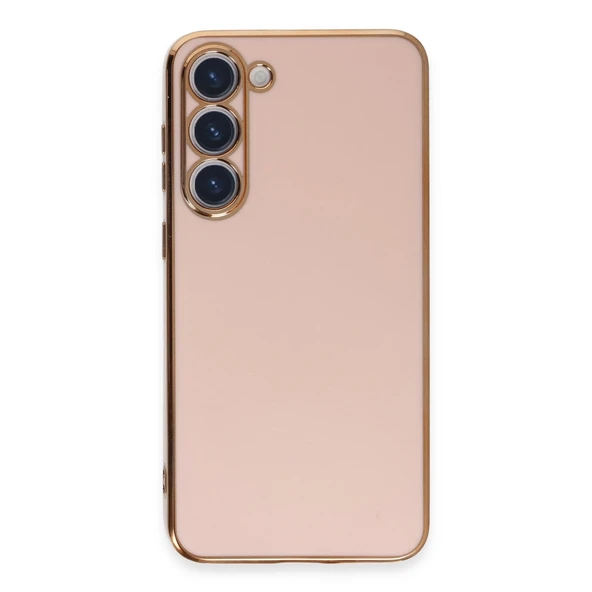 Samsung Galaxy S23 Uyumlu Kılıf Volet Silikon - Pembe ürün görseli 1