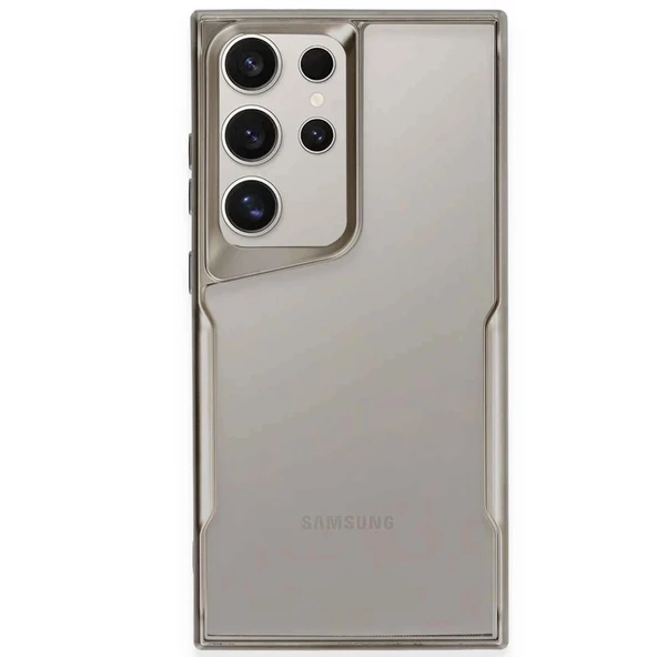 Samsung Galaxy S25 Ultra Uyumlu Kılıf Boyi Silikon Kapak - Titan Gri ürün görseli 1