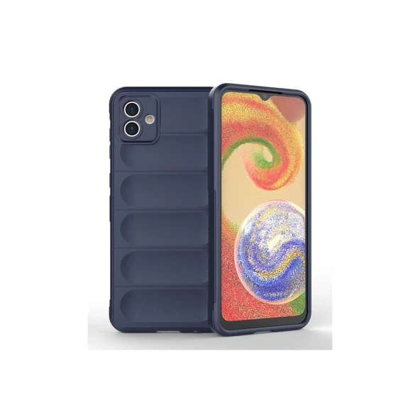 Samsung Galaxy A04e Uyumlu Kılıf Optimum Silikon - Lacivert ürün görseli 1