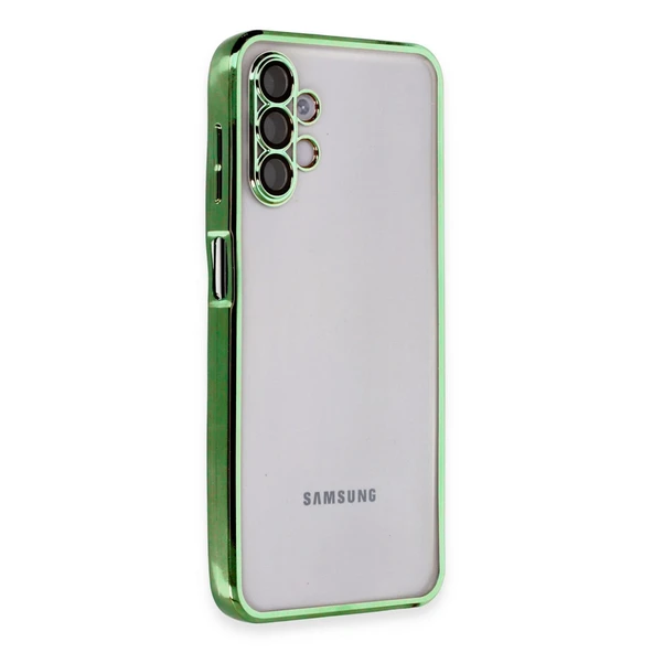 Samsung Galaxy A04s Uyumlu Kılıf Kamera Korumalı Lensli Silikon - Yeşil ürün görseli 1