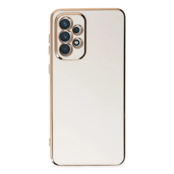 Samsung Galaxy A73 5g Uyumlu Kılıf Volet Silikon - Beyaz ürün görseli 1