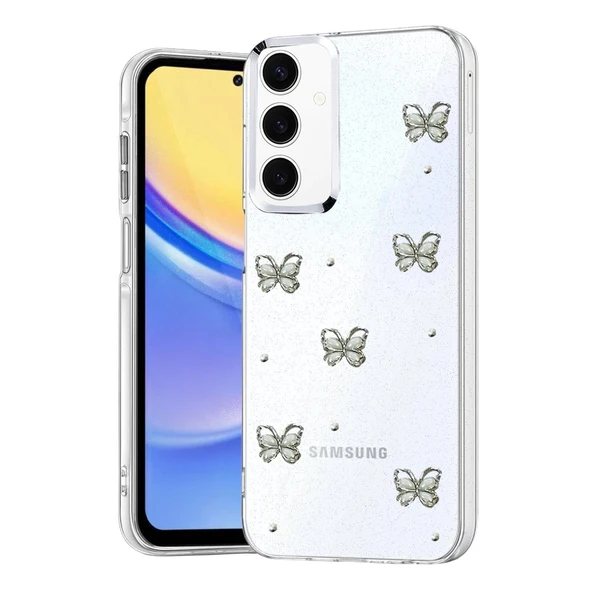 Samsung Galaxy A35 5g Uyumlu Fiyonk Desenli Kapak - Desen 9 ürün görseli 1