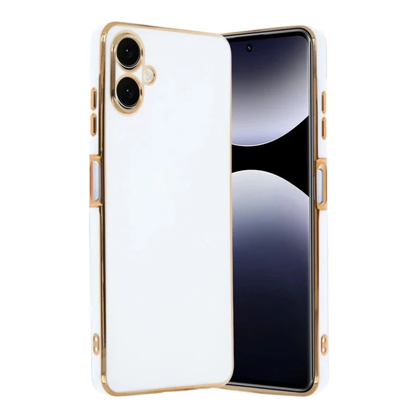 Samsung Galaxy A07 4g Uyumlu Volet Silikon - Beyaz ürün görseli 1